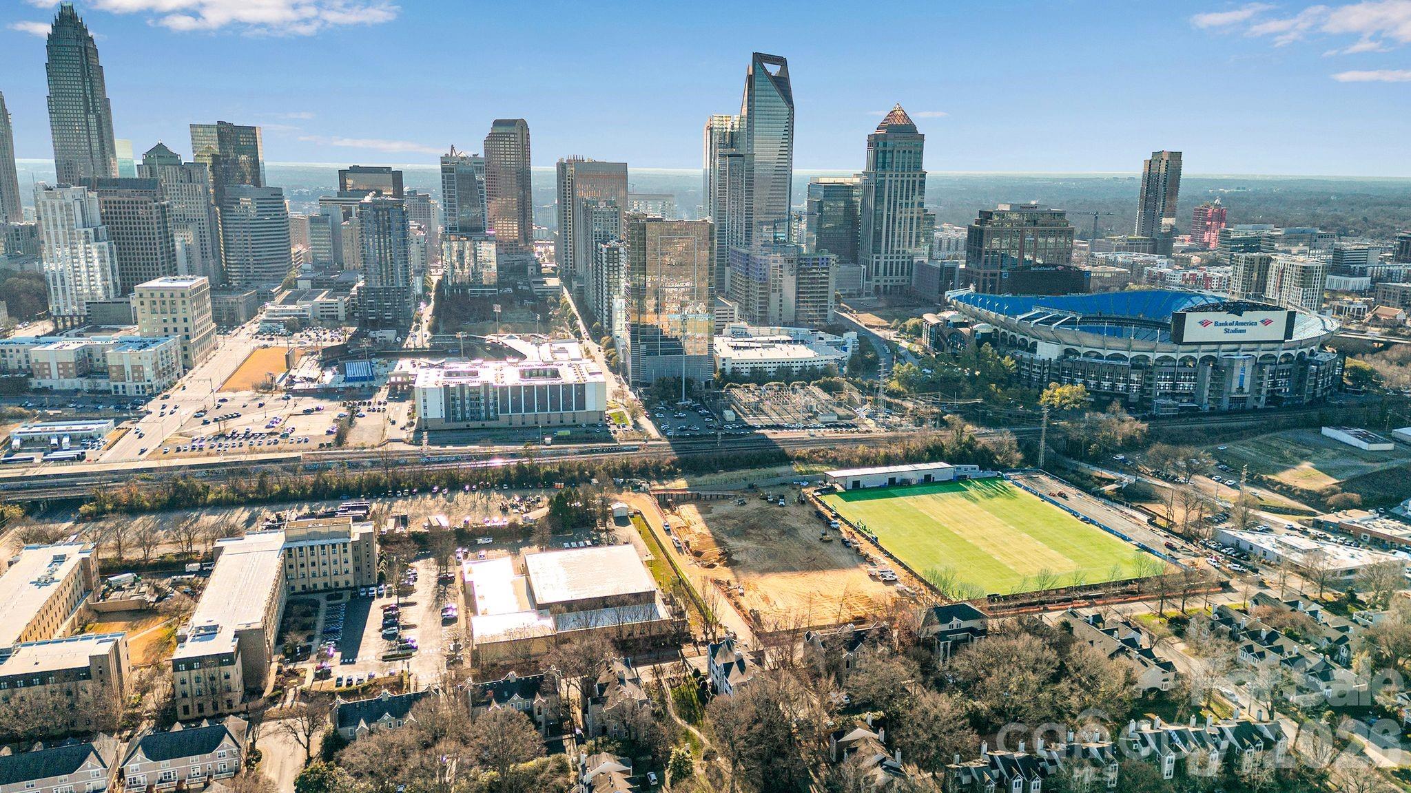 300 South Cedar Street, Unit 2 Charlotte, NC 28202 - Photo 2 of 29 a view of a city with tall buildings