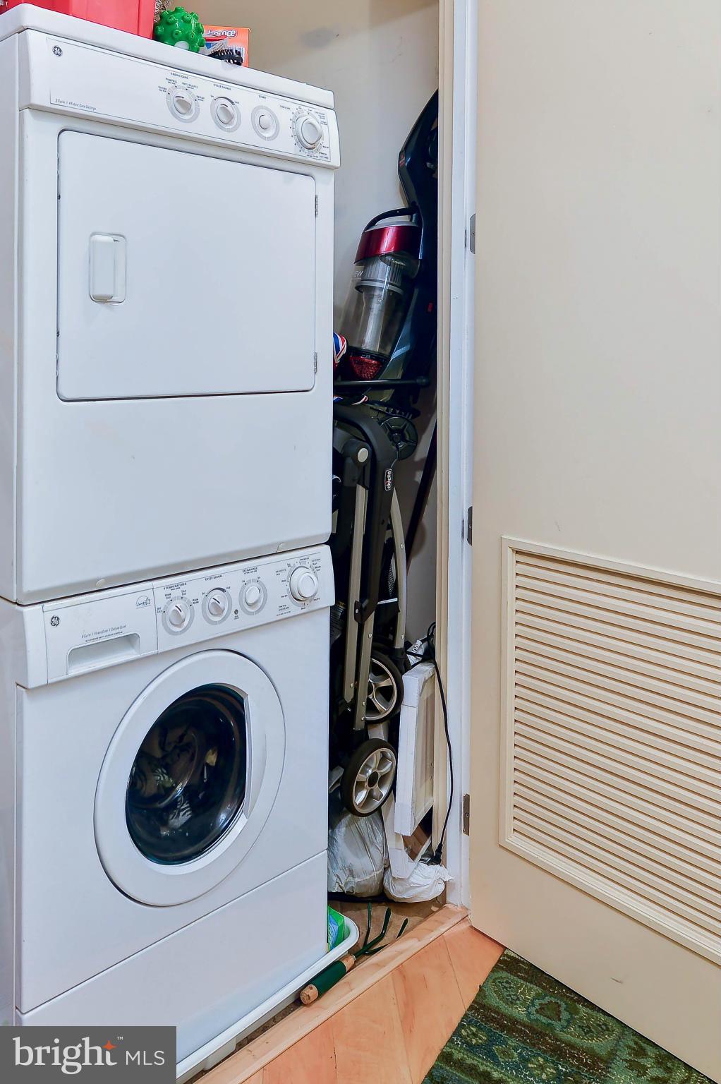 811 4th Street Northwest, Unit 218 Washington, DC 20001 - Photo 22 of 28 a close up view of a washer and dryer