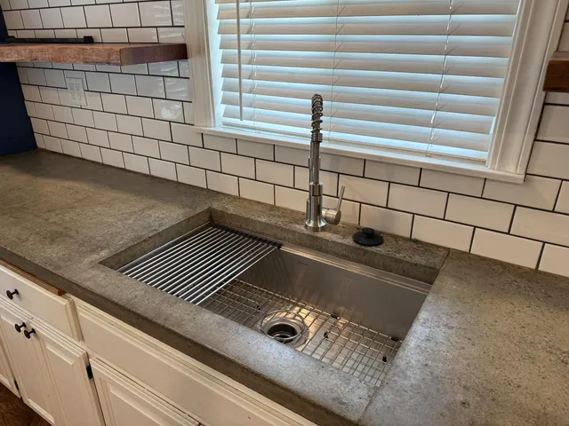 a view of a sink