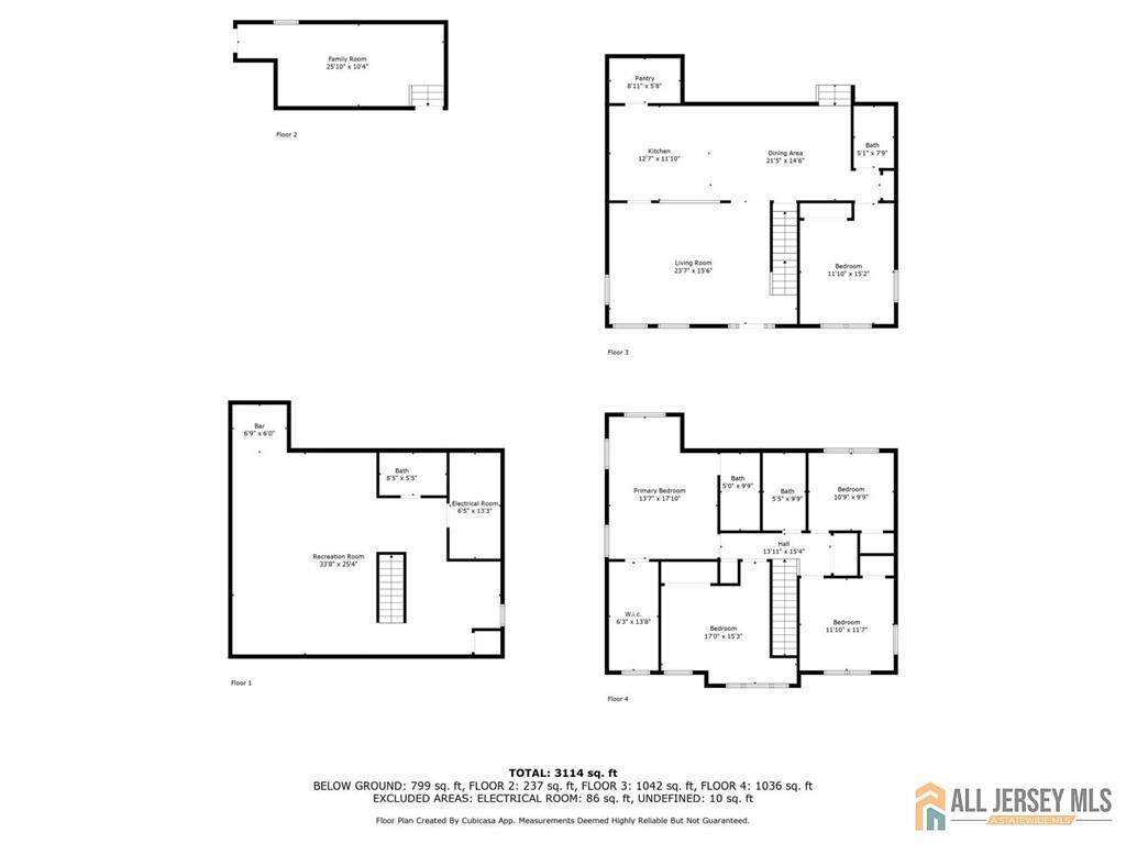 227 Temple Way Colonia, NJ 07067 - Photo 30 of 30 a picture of a wall with a white house