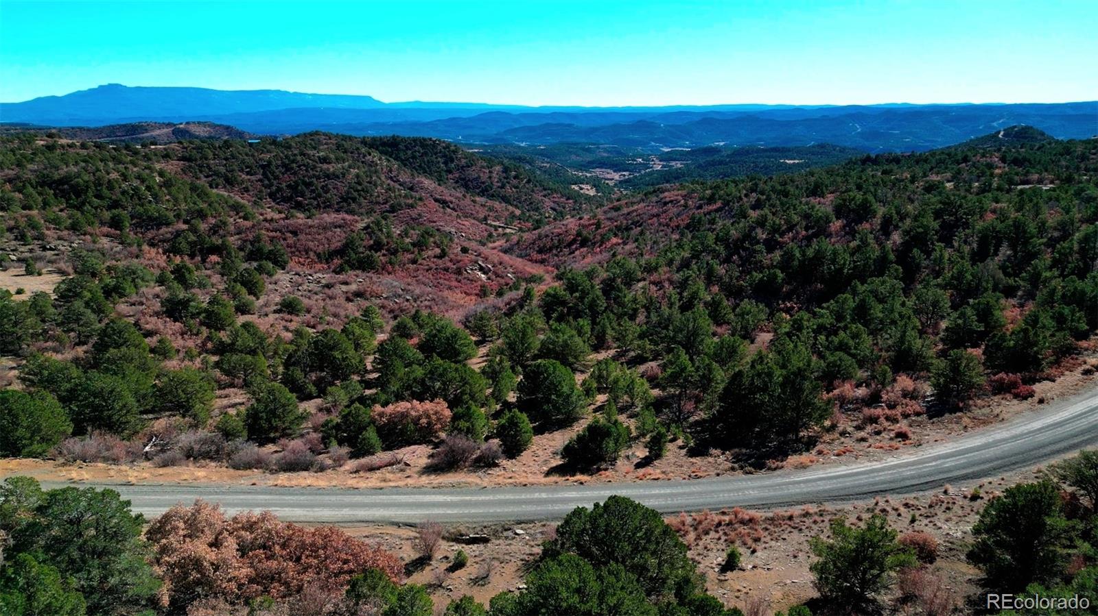 11298 Primero Ranch Trinidad, CO 81082 - Photo 33 of 36 a view of a street with a mountain in the background
