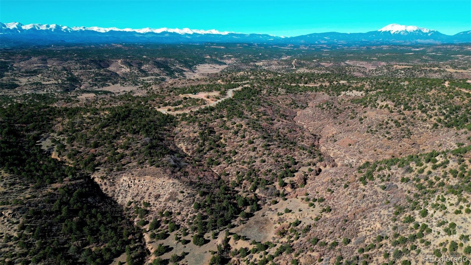 11298 Primero Ranch Trinidad, CO 81082 - Photo 34 of 36 a view of a city with lush green forest