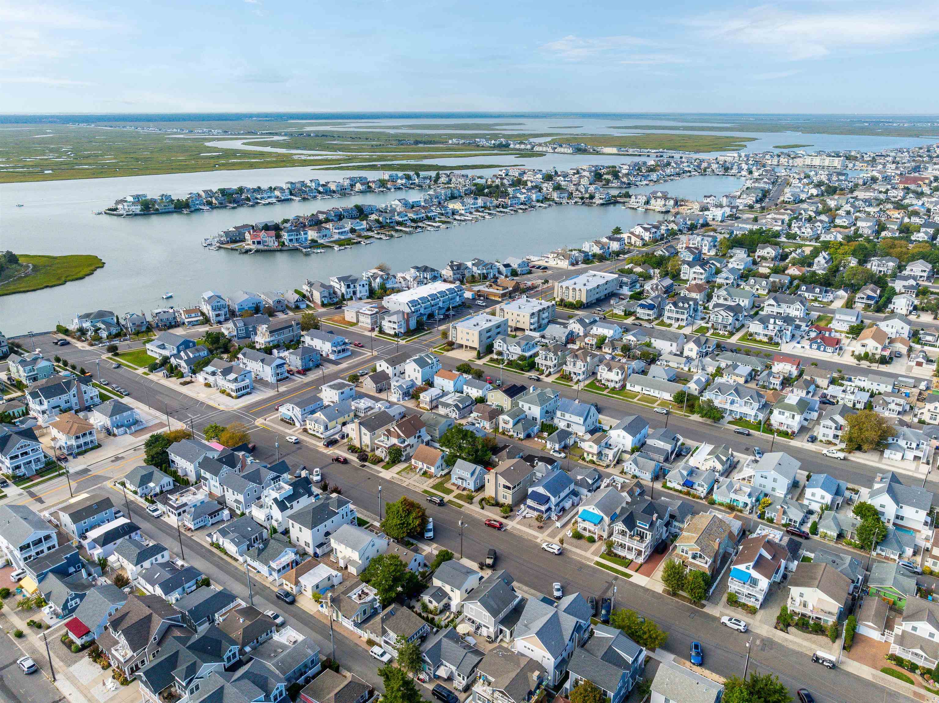225 110th Street Stone Harbor, NJ 08247 - Photo 16 of 45 an aerial view of a city with ocean view