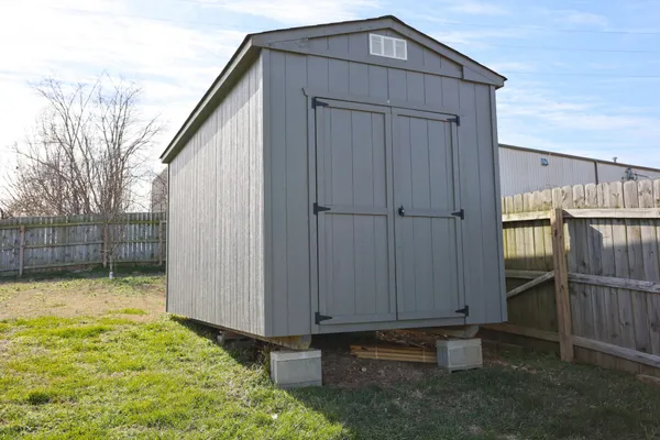 a view of a small house