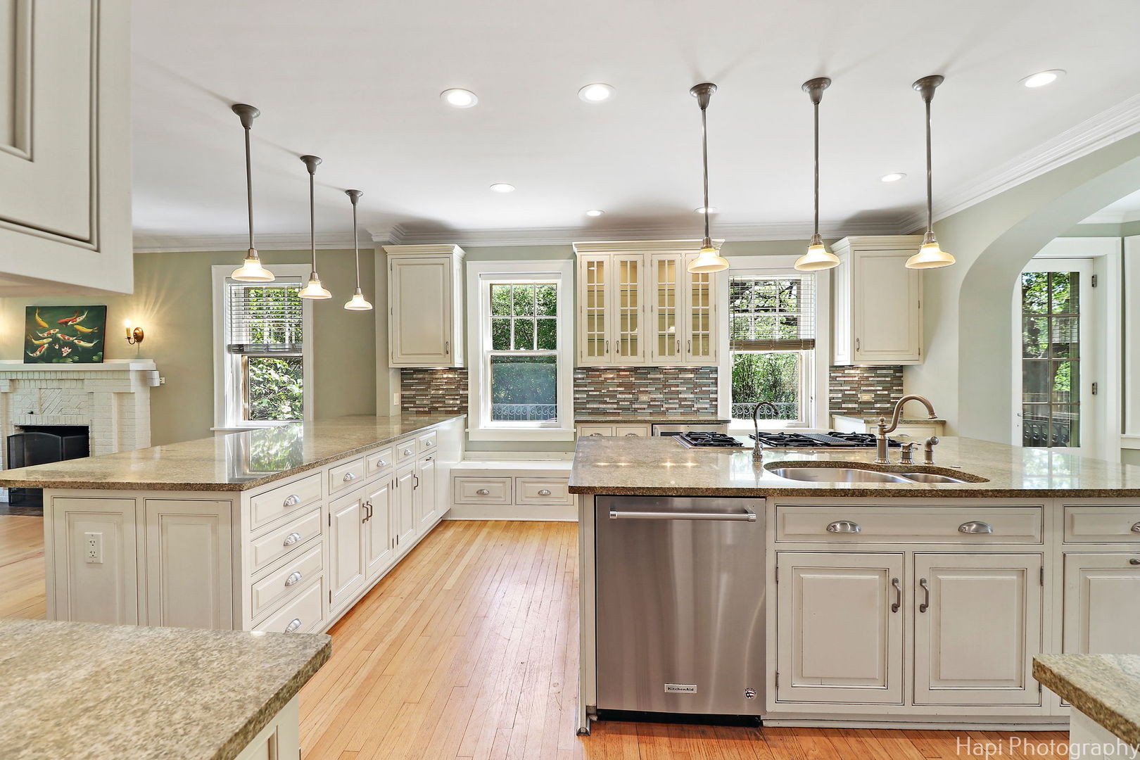1403 Glenview Road Glenview, IL 60025 - Photo 14 of 62 a kitchen with counter top space a sink appliances and cabinets