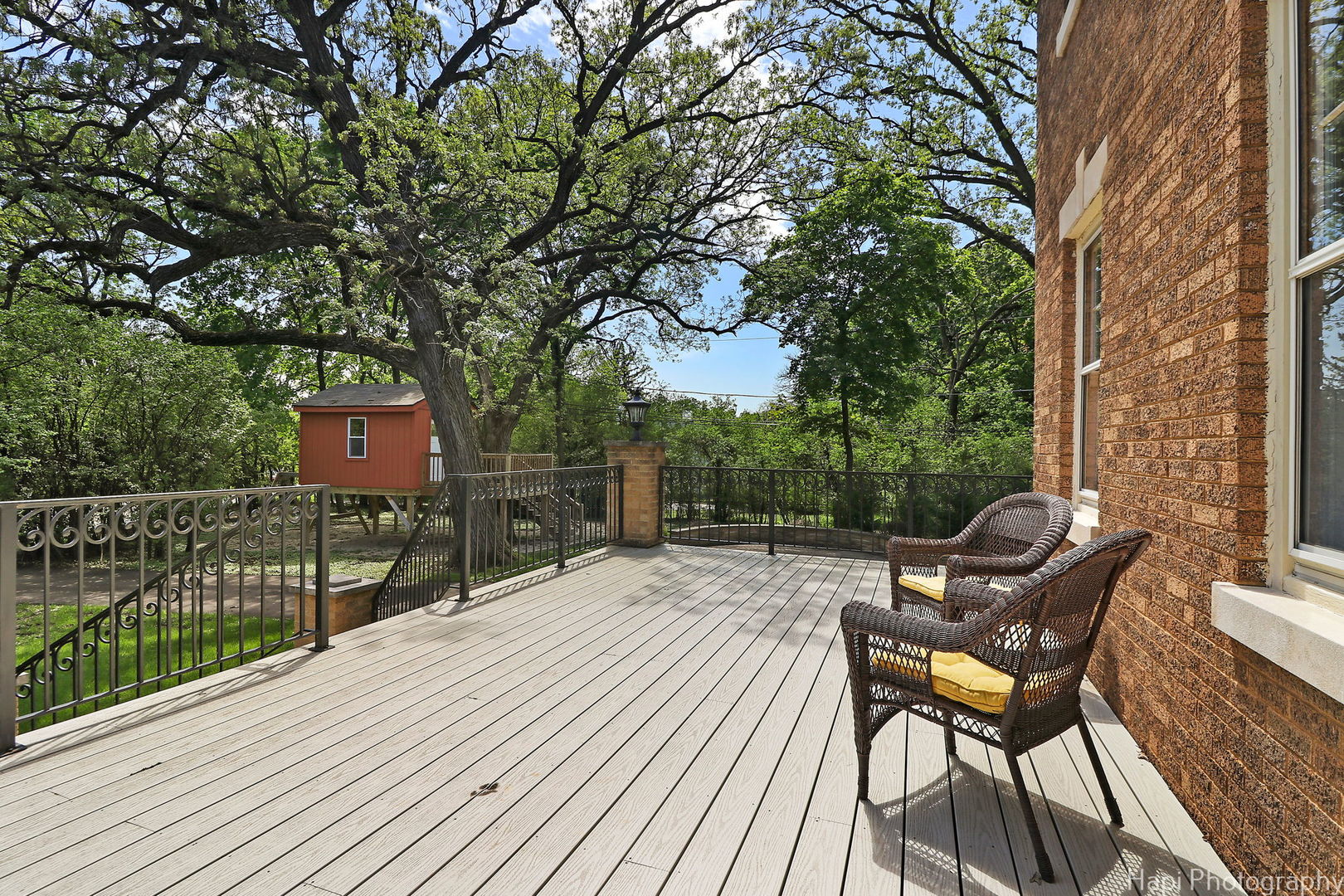 1403 Glenview Road Glenview, IL 60025 - Photo 49 of 62 a view of a chairs and table on the wooden deck