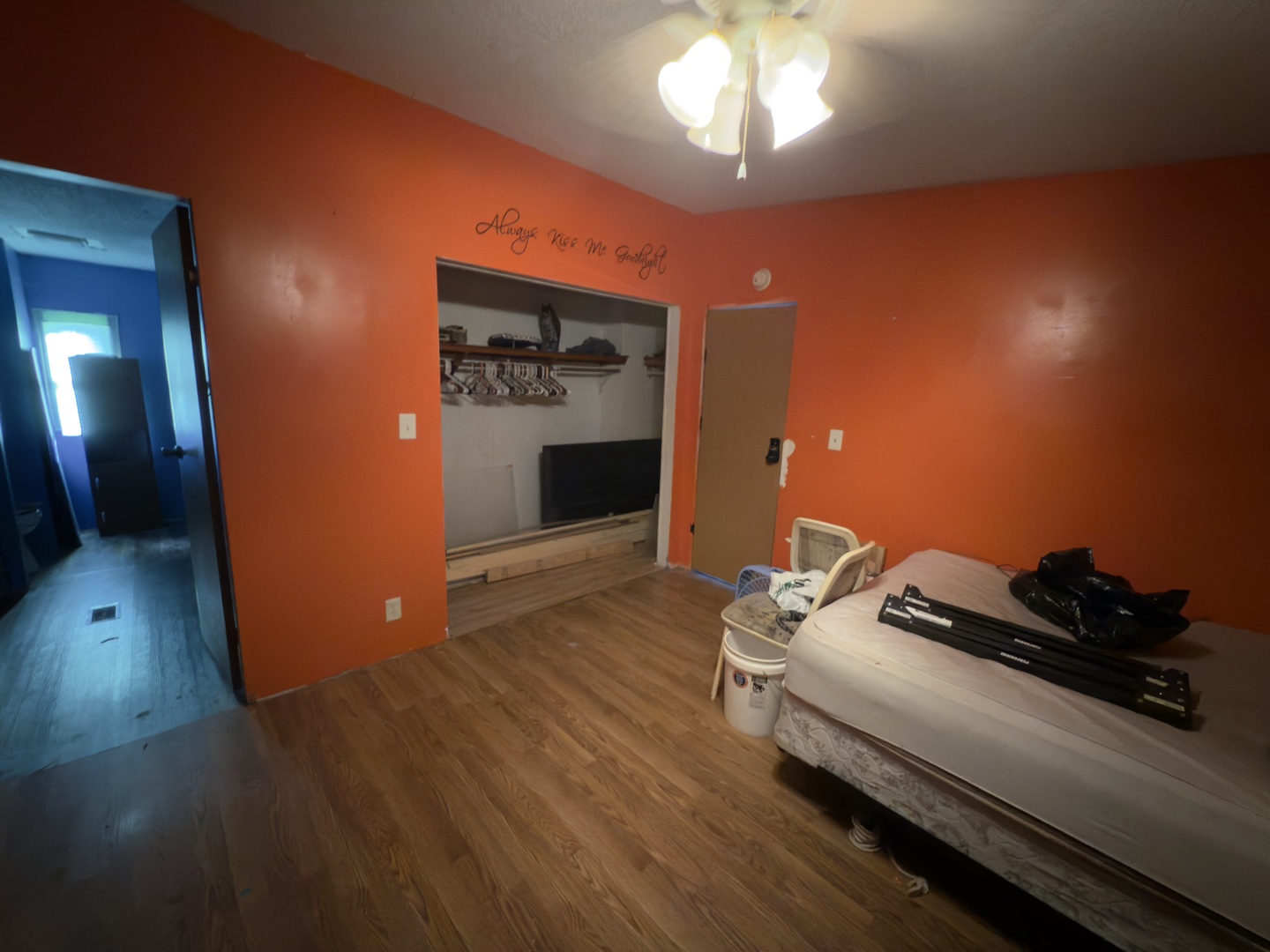 1995 Schuyler Avenue, Unit D25 Kankakee, IL 60901 - Photo 8 of 13 a workspace with wooden floor and chandelier