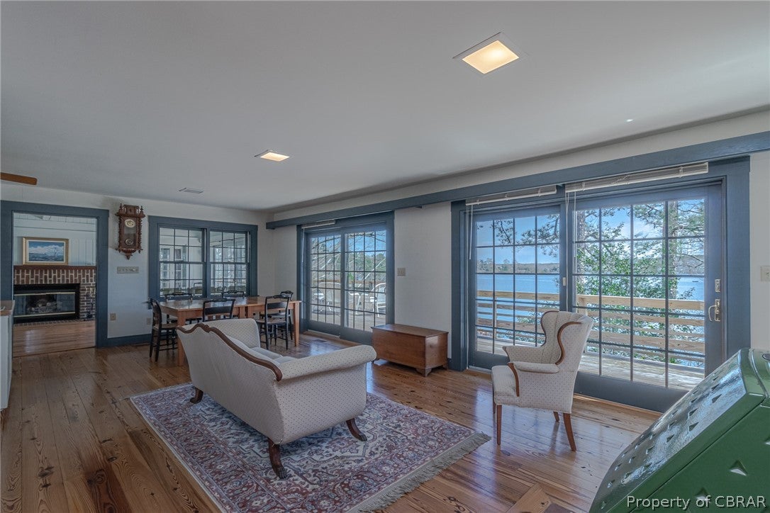 Great room with tons of glass