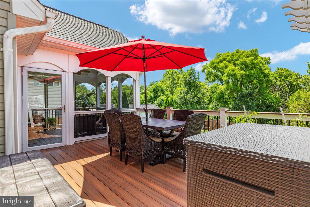 8236 Sunset Drive Manassas, VA 20110 - Photo 25 of 53 a view of deck with furniture and barbeque oven