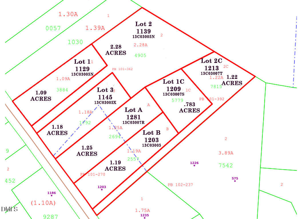 1145 Landmark Road Willow Spring, NC 27592 - Photo 5 of 5 Landmark-Plat-Updated