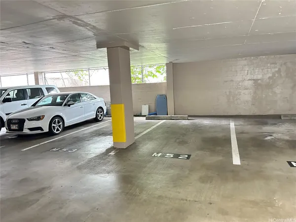 a car parked in parking lot