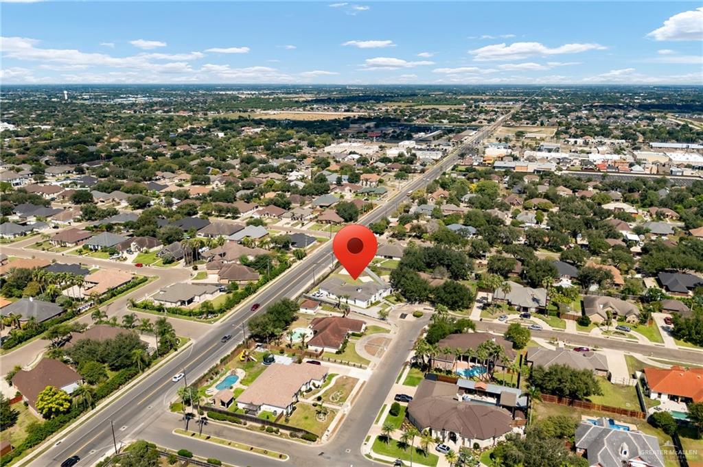 1803 Melissa Rae Drive Mission, TX 78572 - Photo 30 of 31 Aerial view of property's location featuring nearby suburban area
