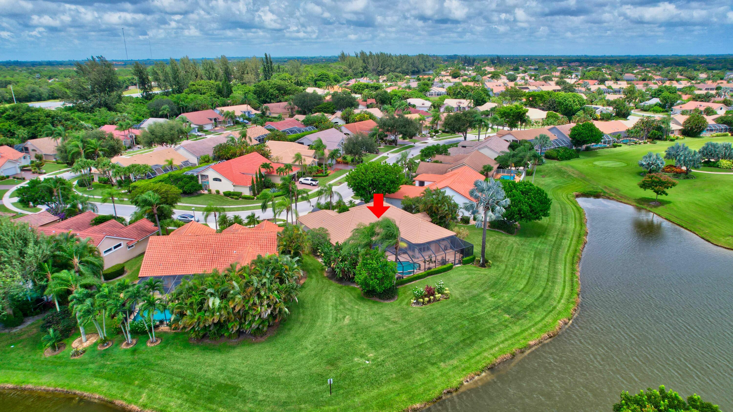 7812 Dorchester Road Boynton Beach, FL 33472 - Photo 51 of 88 LAKE AND GOLF COURSE VIEW