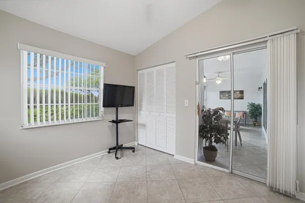 a view of a livingroom with a furniture and a window