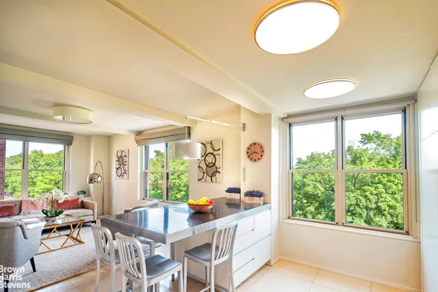 a very nice looking room with a large window