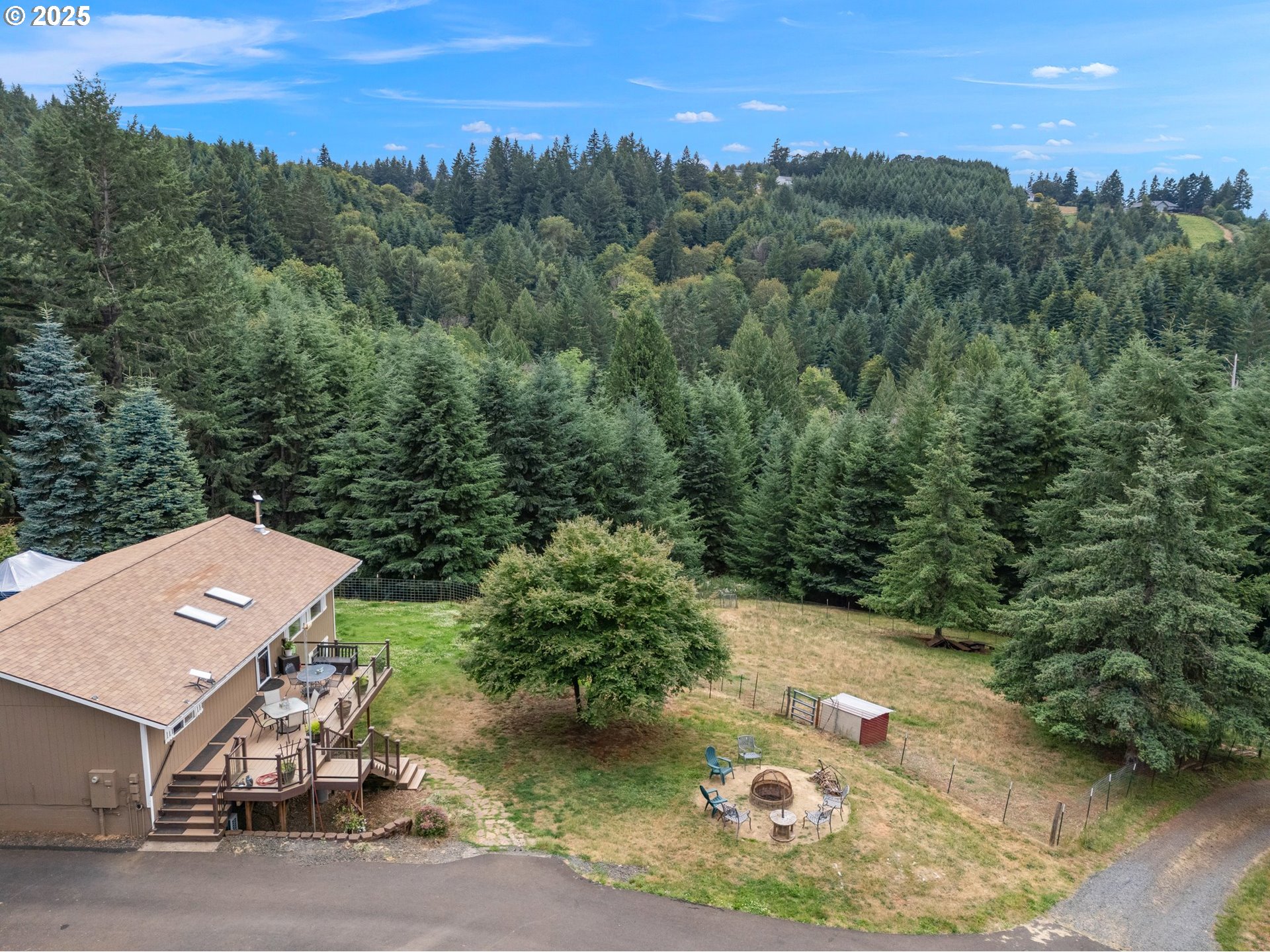 19791 Northeast Sunnycrest Road Newberg, OR 97132 - Photo 28 of 40 an aerial view of a house with a yard