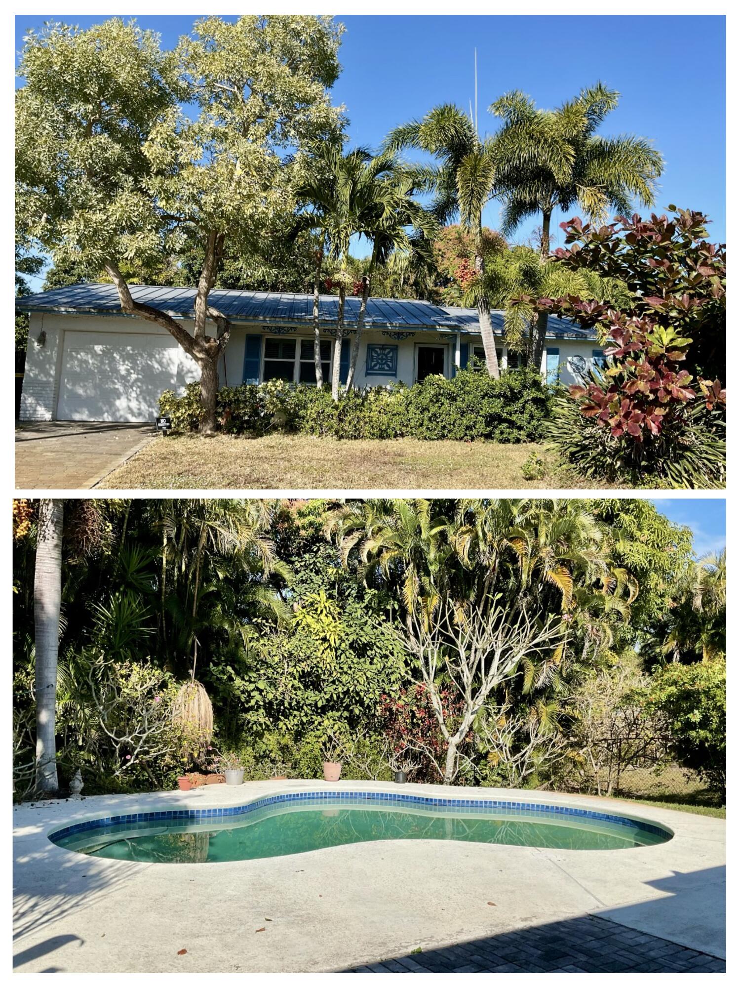 1661 East 14th Street Stuart, FL 34996 - Photo 2 of 15 front and pool