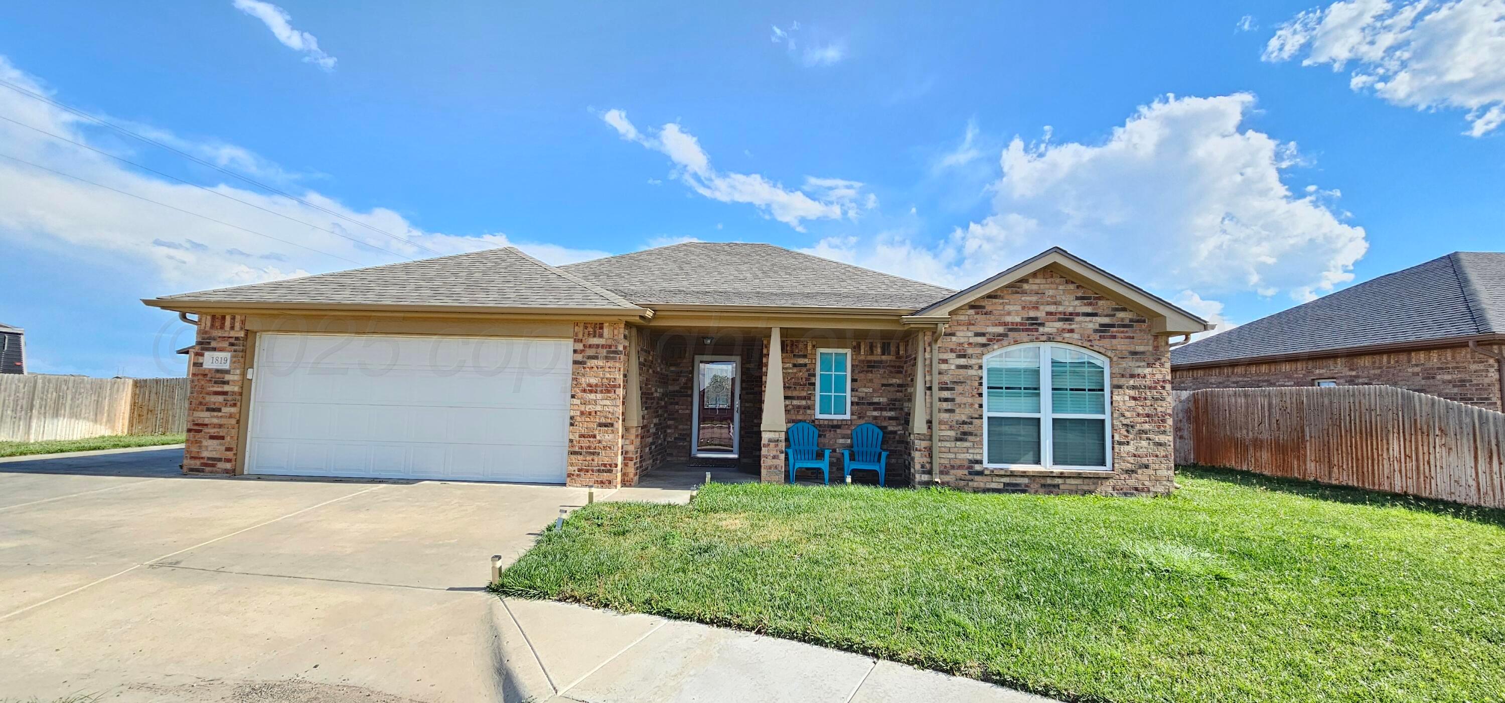 a view of a house with garden