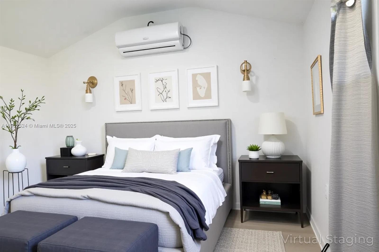 3216 22nd Street Southwest Lehigh Acres, FL 33976 - Photo 19 of 28 a bedroom with a bed and a table