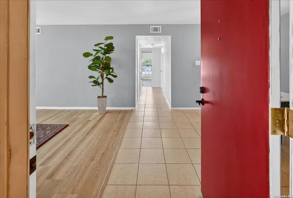 a view of a entryway