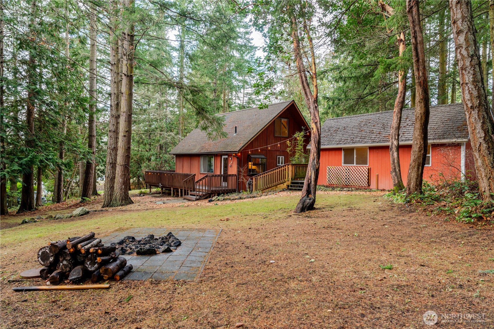 4533 South Discovery Road Port Townsend, WA 98368 - Photo 26 of 32 a view of a house with a yard covered in snow