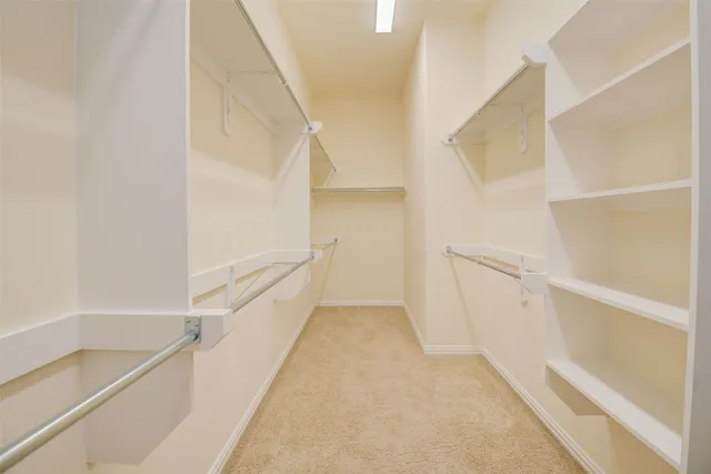 a view of walk in closet