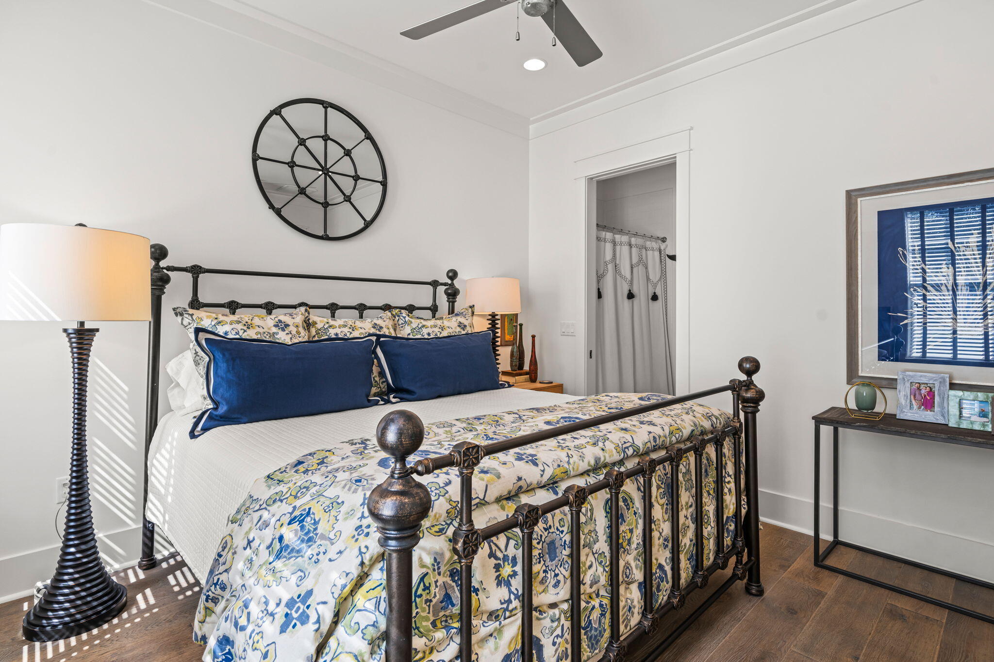 237 Splash Drive Inlet Beach, FL 32461 - Photo 24 of 50 a bed sitting in a bedroom next to a window