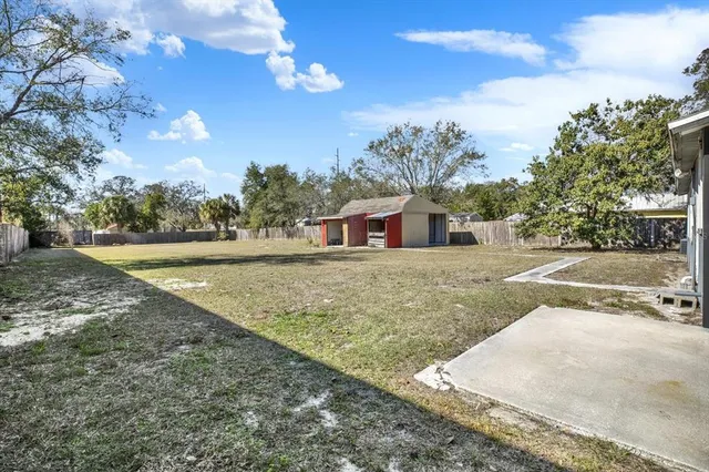 a view of a house with a patio