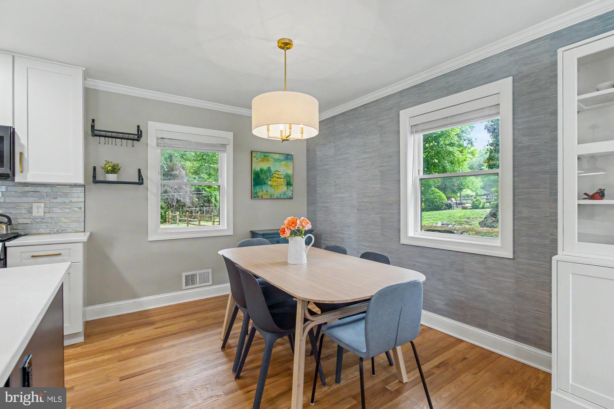 218 Felton Road Lutherville-Timonium, MD 21093 - Photo 20 of 55 Dining area filled with natural light