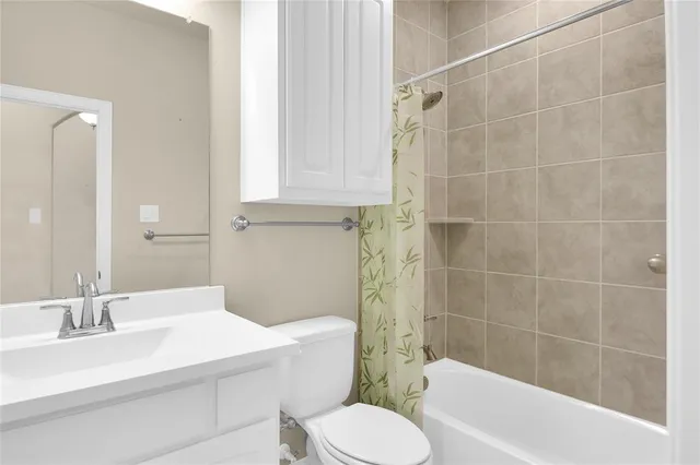 a close view of closet