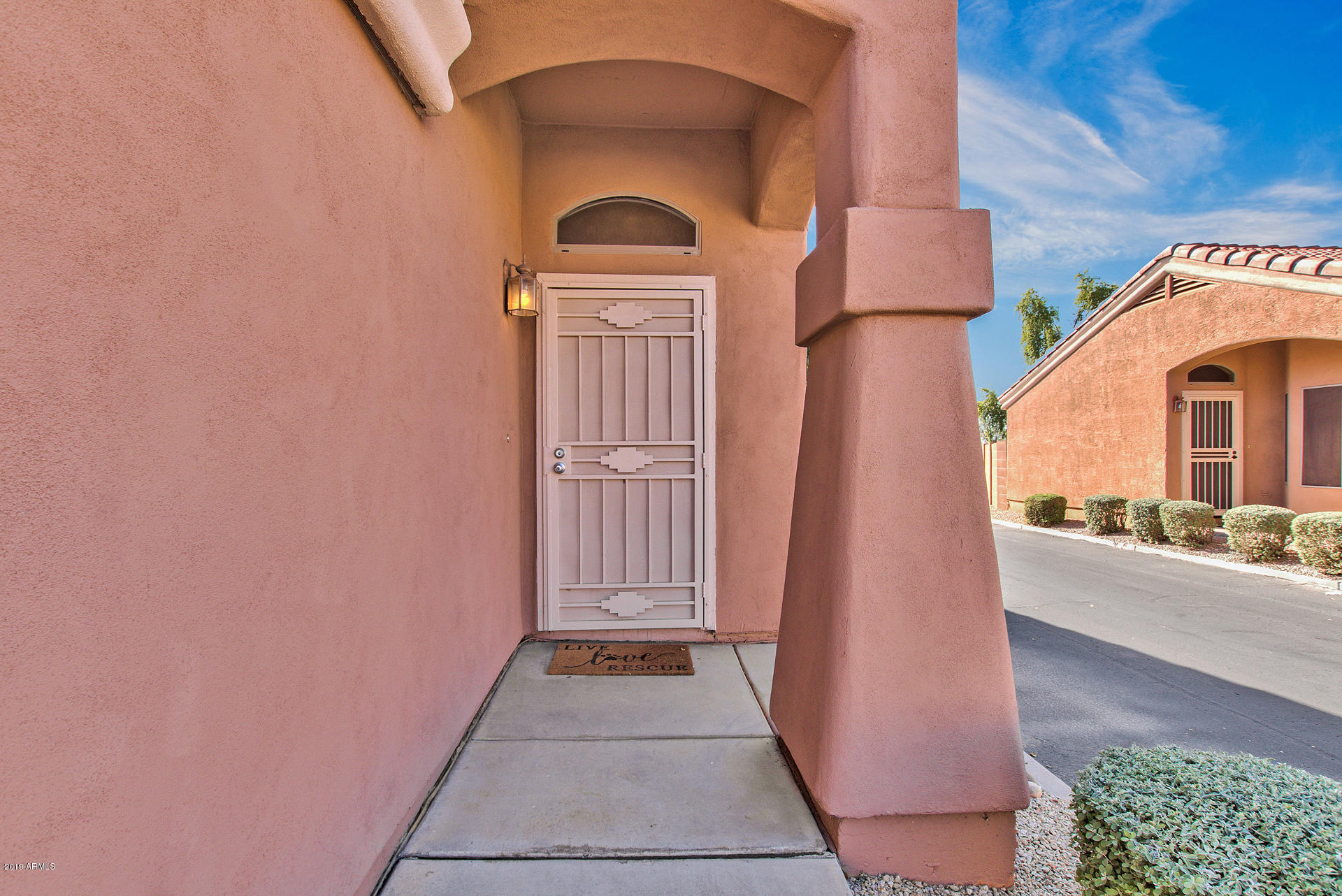 1260 South Lindsay Road, Unit 9 Mesa, AZ 85204 - Photo 23 of 24 Screen Door at Front Entry
