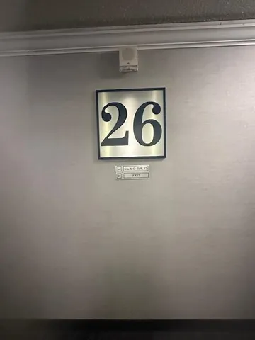 a close up of a sign