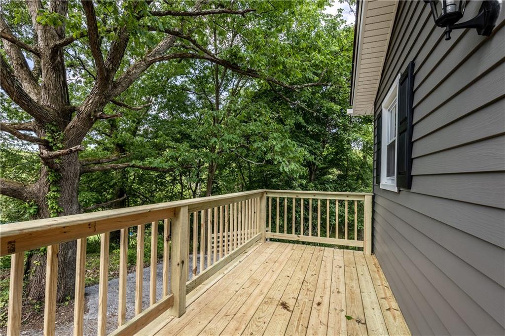 Side Deck off Kitchen.