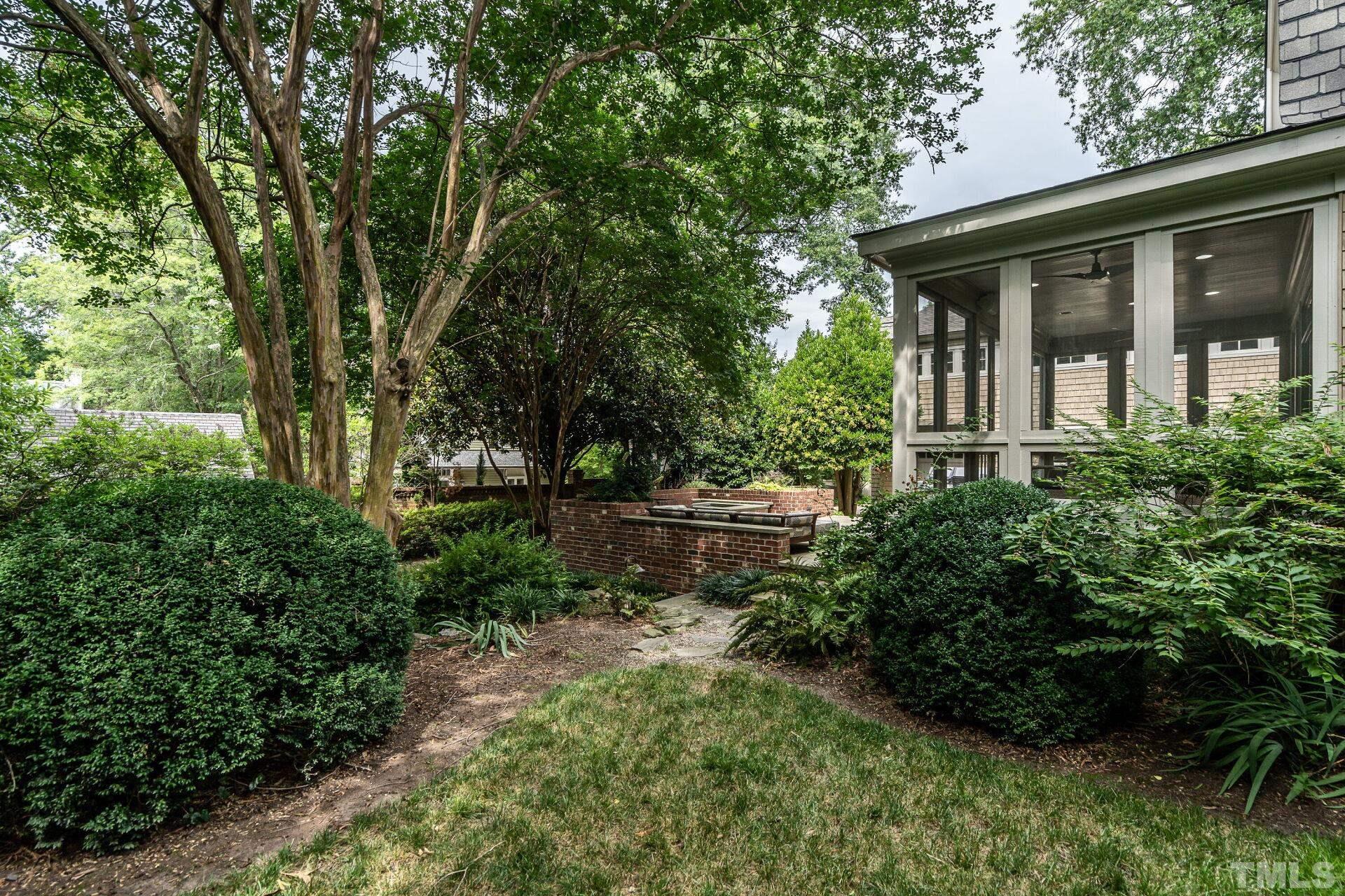 1027 Vance Street Raleigh, NC 27608 - Photo 37 of 42 a view of backyard with green space