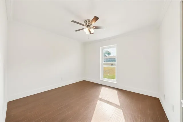 a view of backyard with porch and outdoor space