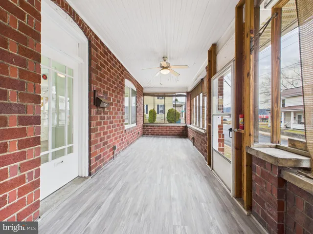a view of a city from a balcony