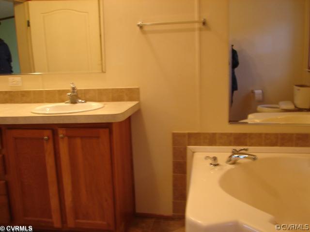 2876 Modest Creek Road Victoria, VA 23974 - Photo 4 of 4 a bathroom with a sink and mirror