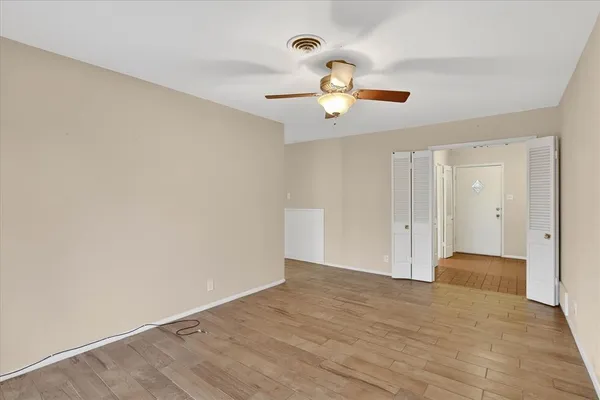 wooden floor in an empty room