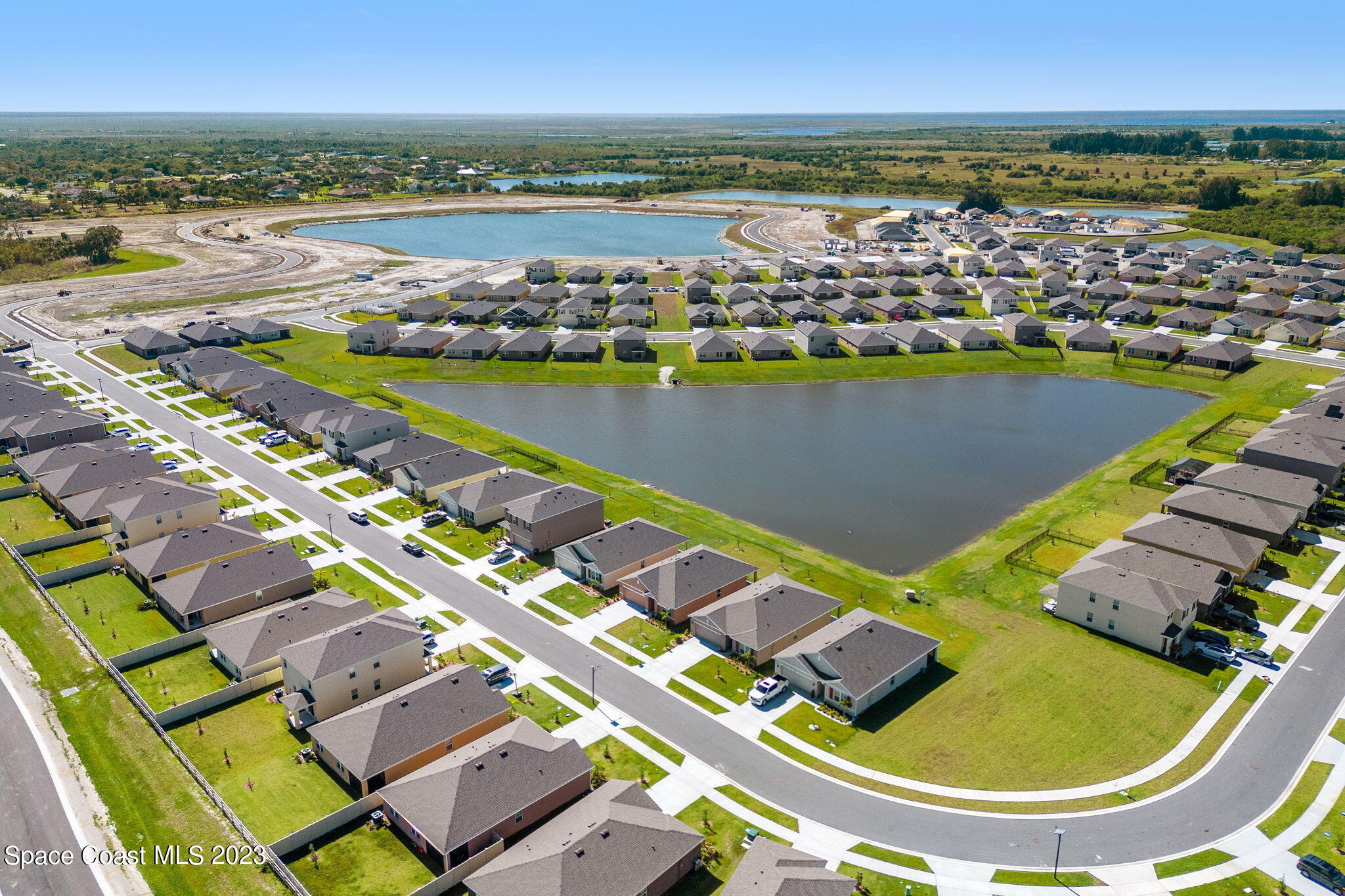 992 Trinity Street Rockledge, FL 32955 - Photo 16 of 19 an aerial view of tennis court
