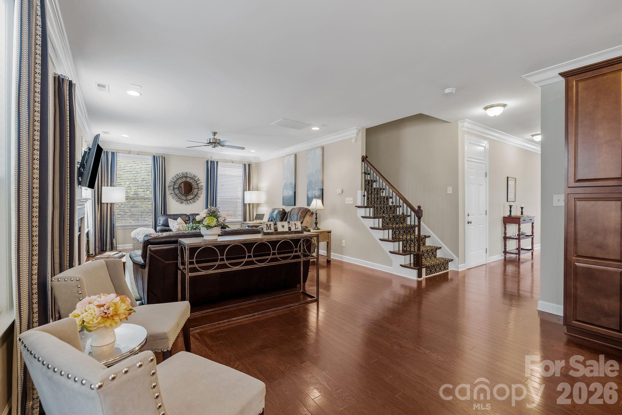 2072 Clarion Drive Fort Mill, SC 29707 - Photo 16 of 47 a living room with furniture and wooden floor