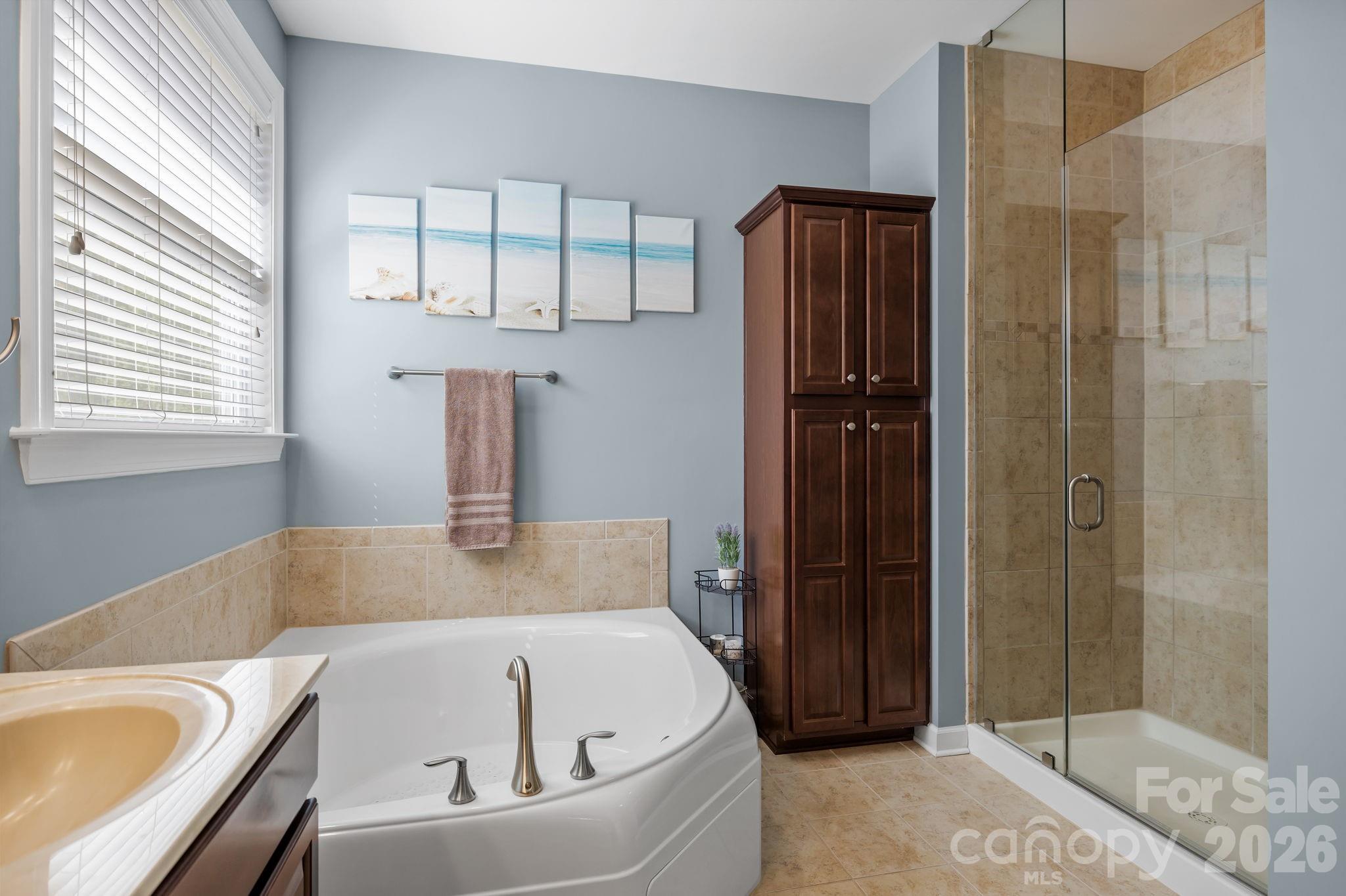 2072 Clarion Drive Fort Mill, SC 29707 - Photo 31 of 47 a bathroom with a tub sink and shower