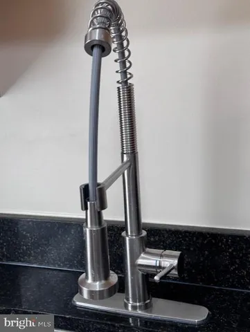 a room with a mirror