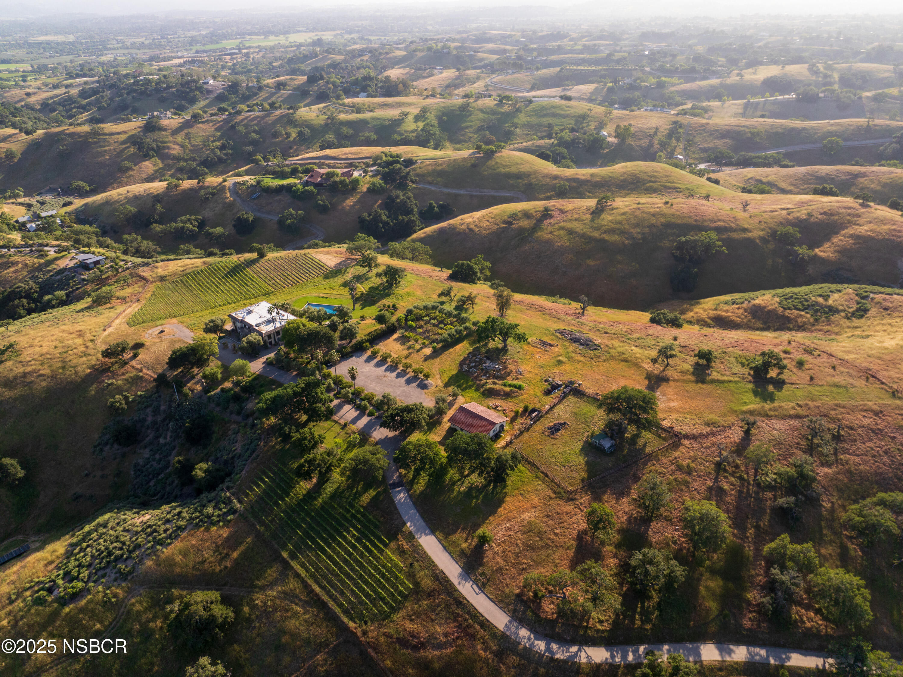 3001 Long Valley Road Santa Ynez, CA 93460 - Photo 3 of 52 an aerial view of residential houses with outdoor space