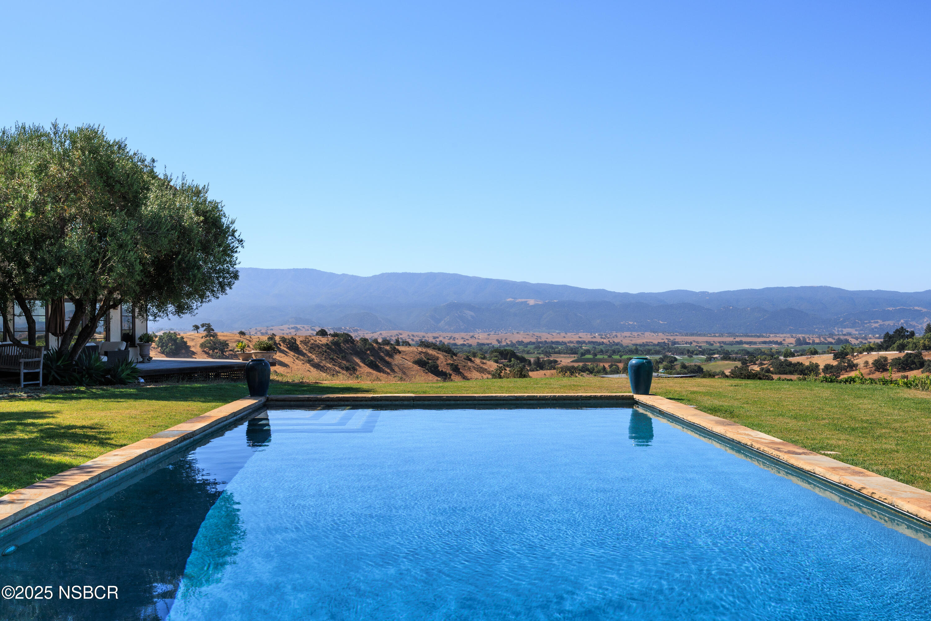 3001 Long Valley Road Santa Ynez, CA 93460 - Photo 33 of 52 a view of a city with swimming pool and mountains