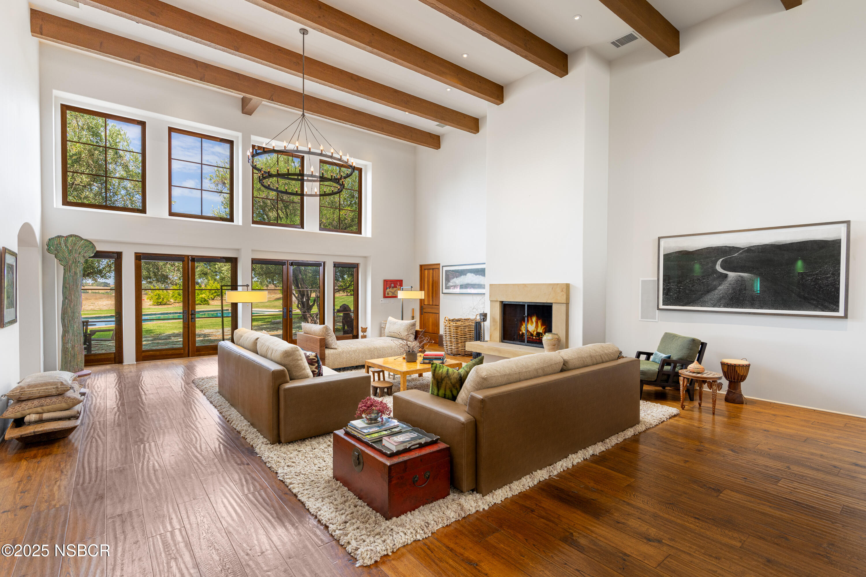 3001 Long Valley Road Santa Ynez, CA 93460 - Photo 10 of 52 a living room with furniture and a flat screen tv