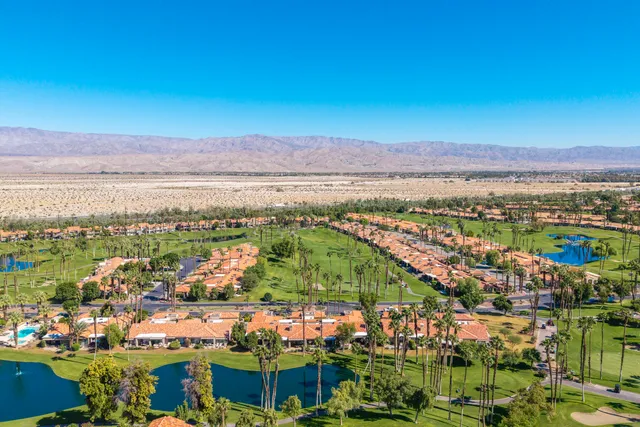 a view of city and mountain