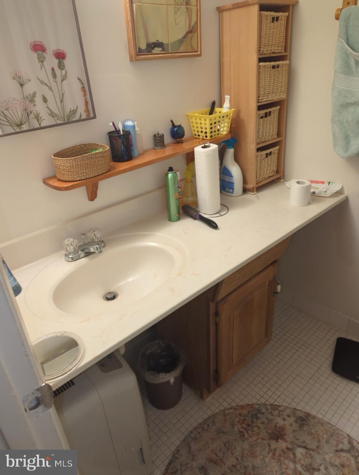 6065 Majors Lane, Unit 1 Columbia, MD 21045 - Photo 20 of 25 a bathroom with a sink and a mirror