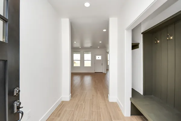 wooden floor in a gallery