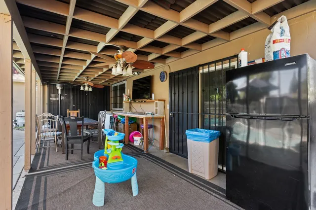 a view of outdoor space with a patio