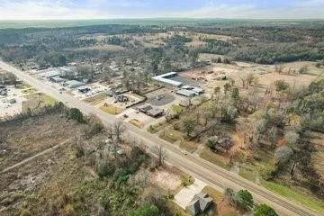 a view of a lake with mountains in the background